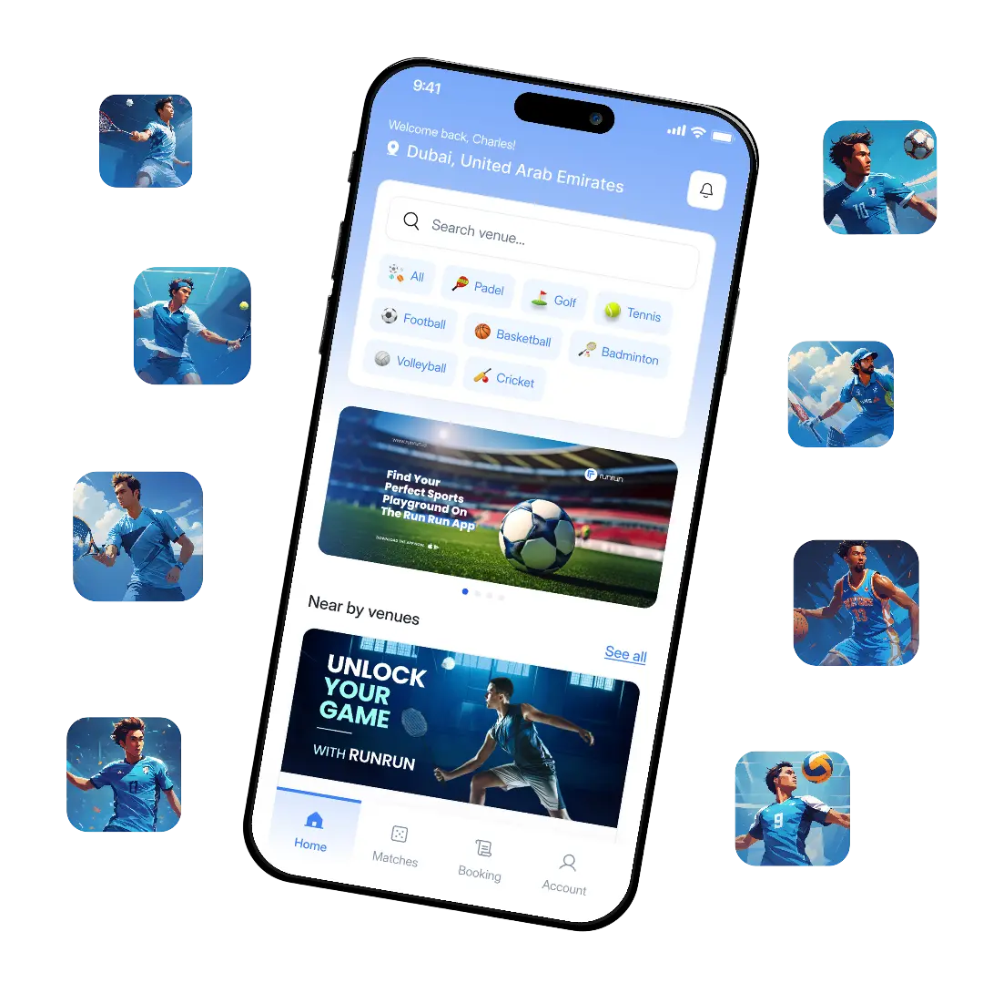 phone with app loaded